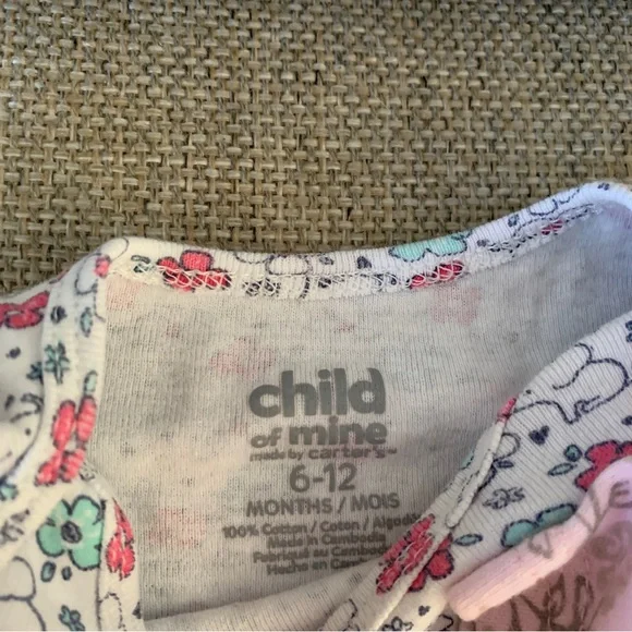 Lot of Girls Clothing Size 6 12 Months Top Dress Romper PJs Shorts Spring Summer - Picture 9 of 14